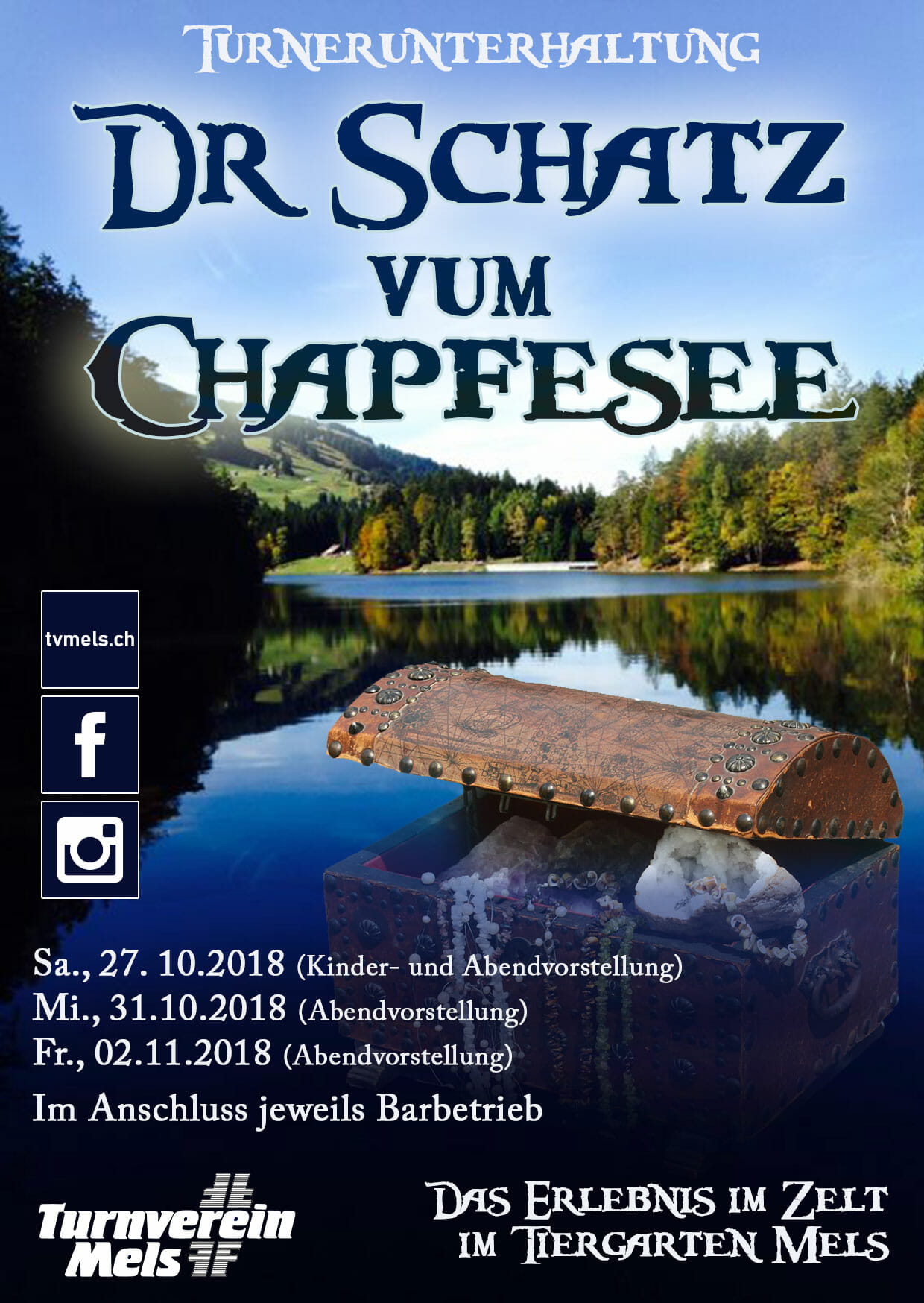 Turnerunterhaltung 2018 - Dr Schatz Vum Chapfesee